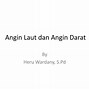 Angin Laut Adalah