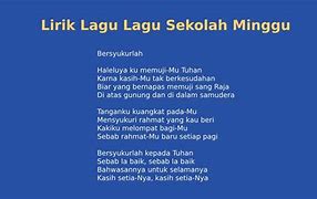 Tugas Malaikat Lagu Anak Sekolah Minggu Yang Enak